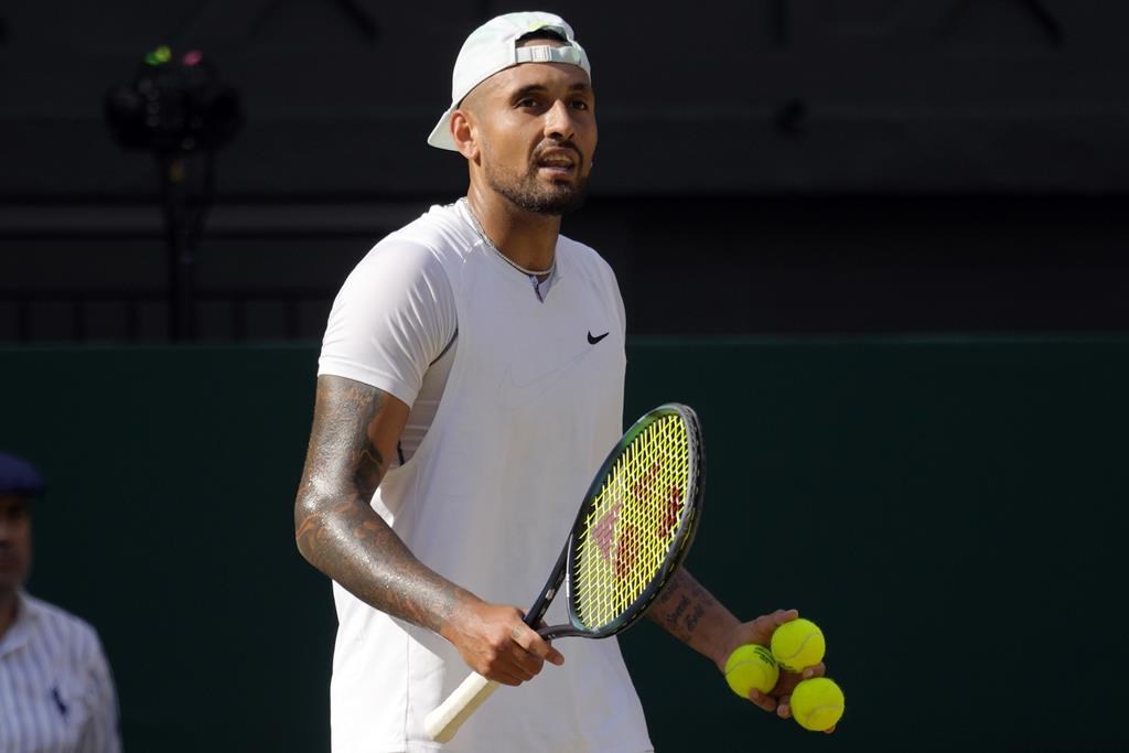 Wimbledon: une partisane anglaise poursuit le tennisman Nick Kyrgios