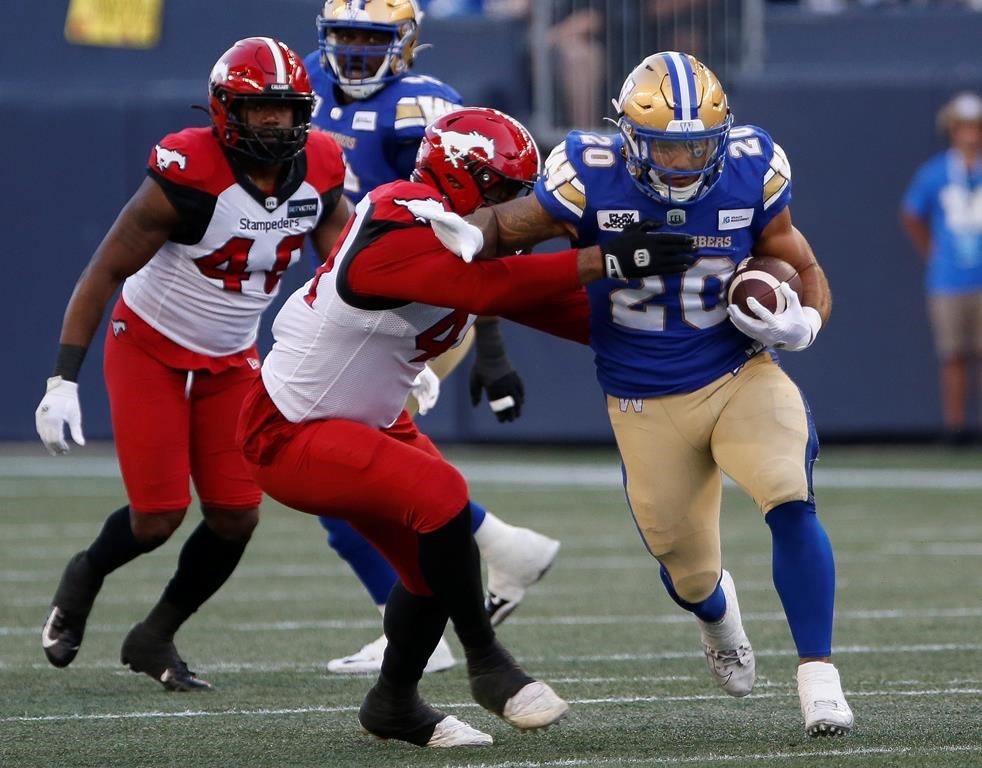 Les Blue Bombers tiennent le coup pour l'emporter 31-29 contre les Stampeders
