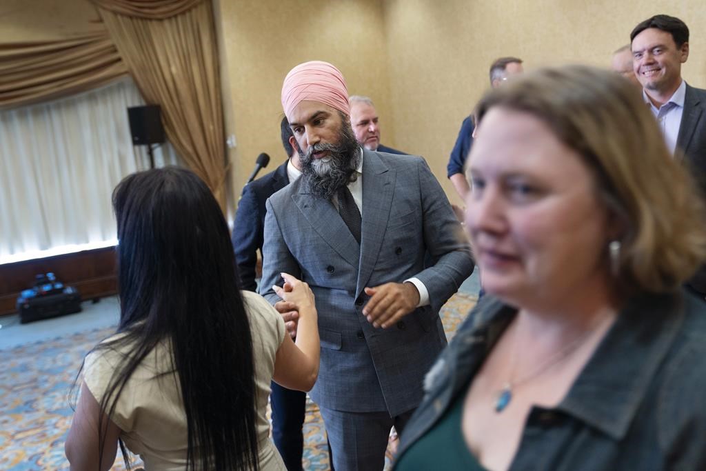 Jagmeet Singh a bien l'intention de forcer les libéraux à «livrer la marchandise»
