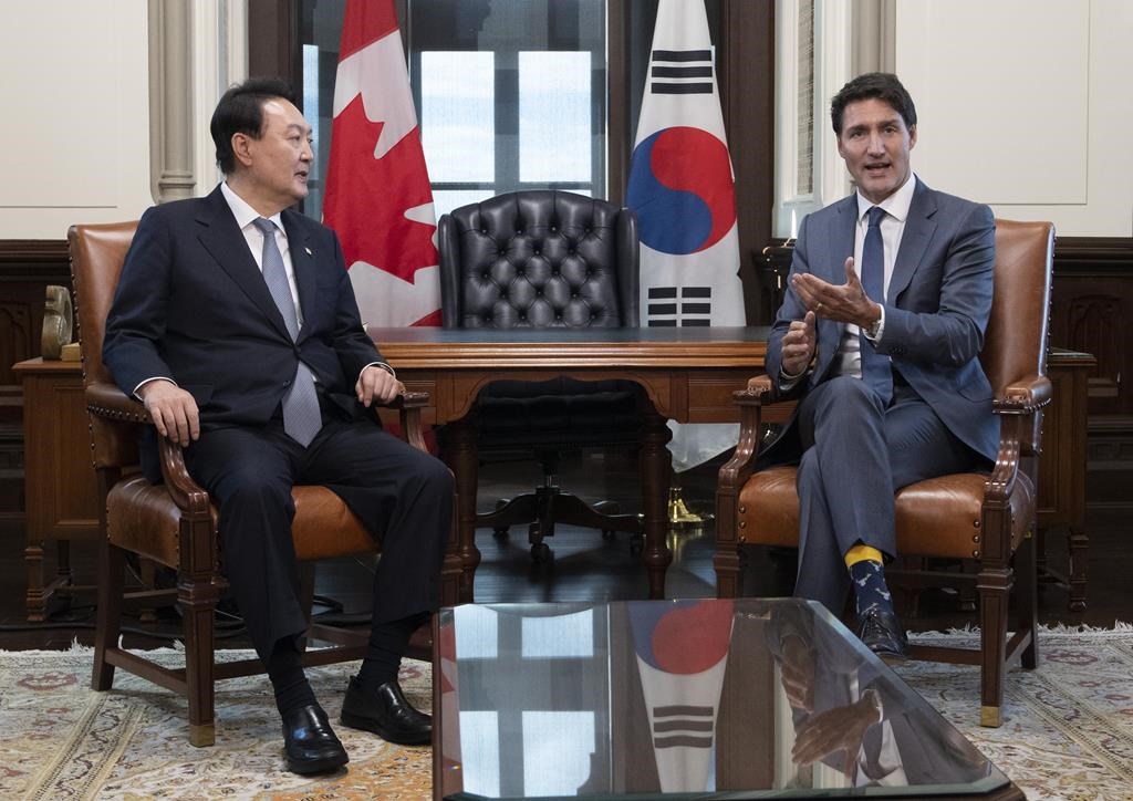 Le président sud-coréen cherche à établir des liens avec le Canada