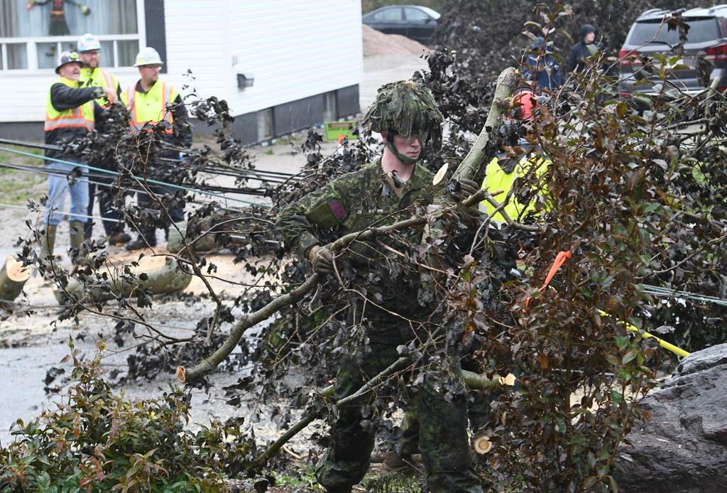 Fiona: l'armée a déployé jusqu'ici 700 militaires dans les provinces de l'Atlantique