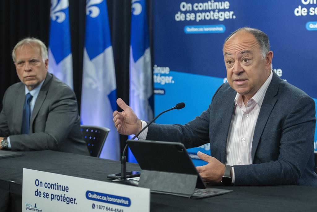 COVID-19: le point avec le ministre Dubé et le Dr Boileau de la santé publique