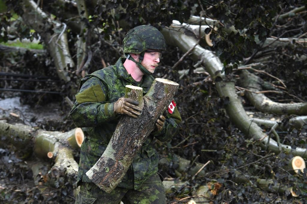 La Nouvelle-Écosse aurait voulu plus de soldats pour réparer les dégâts de Fiona