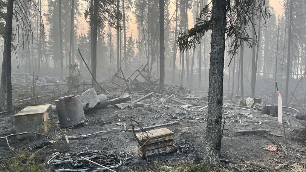 Une station de recherche des Territoires du Nord-Ouest endommagée par un feu de forêt