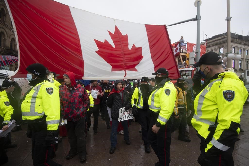 Manifestations à Ottawa: témoignages attendus de la police d’Ottawa et de l'OPP