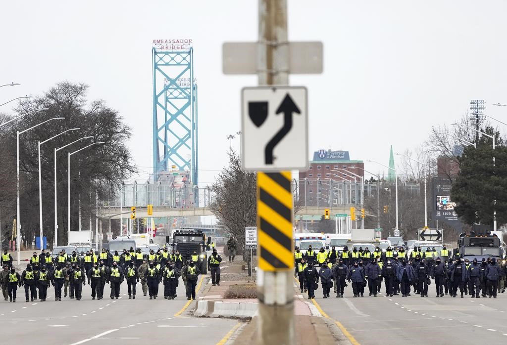 Convoi de la liberté: la GRC refusait de divulguer les badges de ses agents
