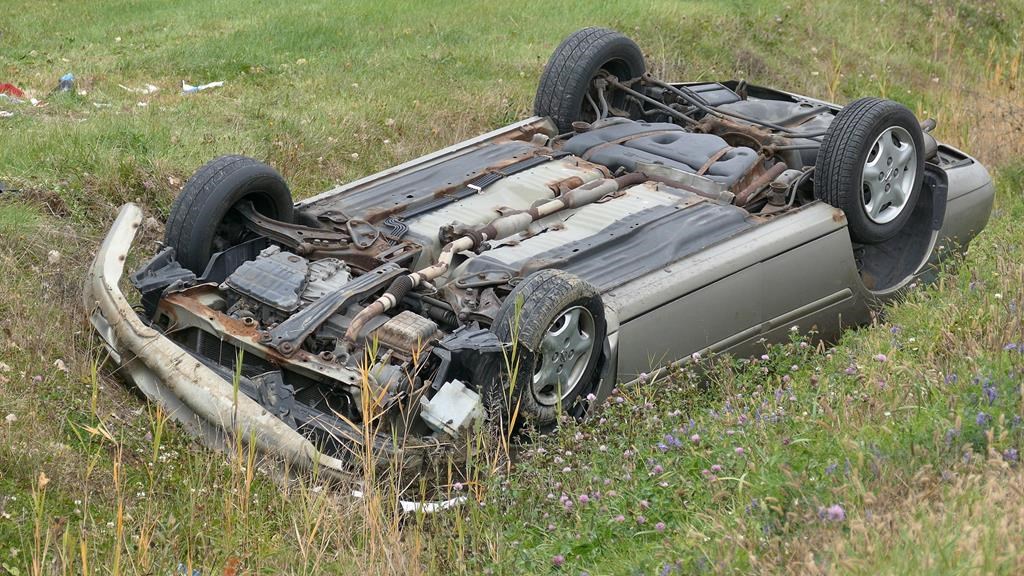 Montérégie: 1 mort et 3 blessés dans une embardée