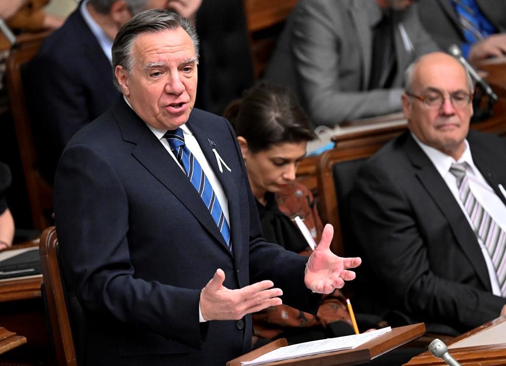 Discours d'ouverture: Legault veut lier l'avenir du français à l'immigration