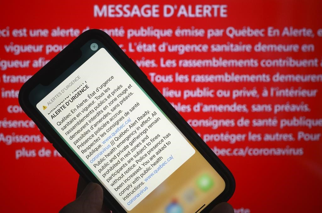 Un test du système «En Alerte» aura lieu mercredi presque partout au Canada