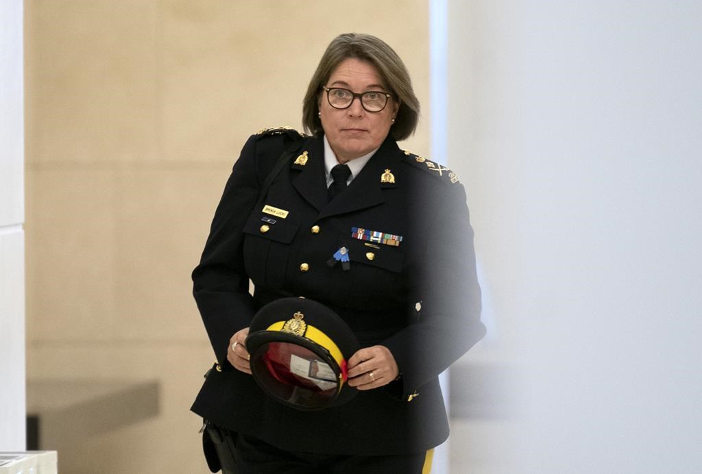 La commissaire de la GRC témoignera mardi devant la Commission sur l'état d'urgence