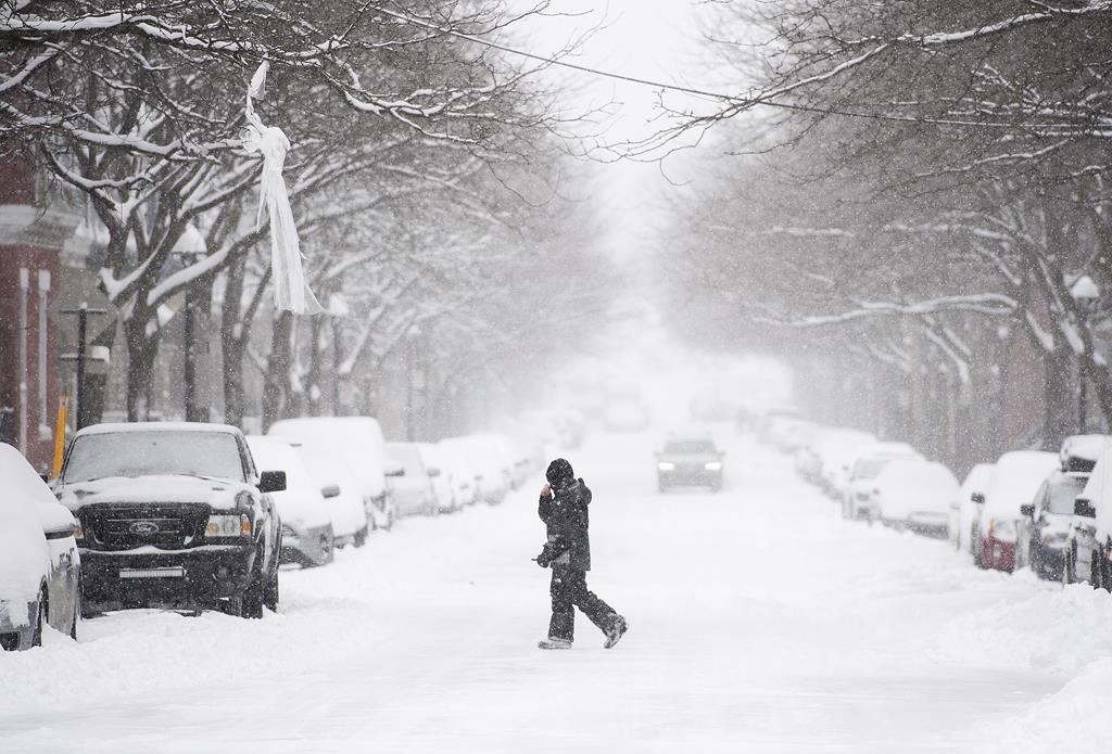 Entre 10 et 20 cm de neige sont tombés mercredi dans les régions du Québec