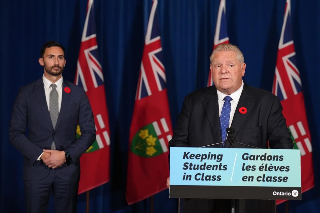 Éducation: L'Ontario retirera sa loi spéciale imposant un contrat aux travailleurs