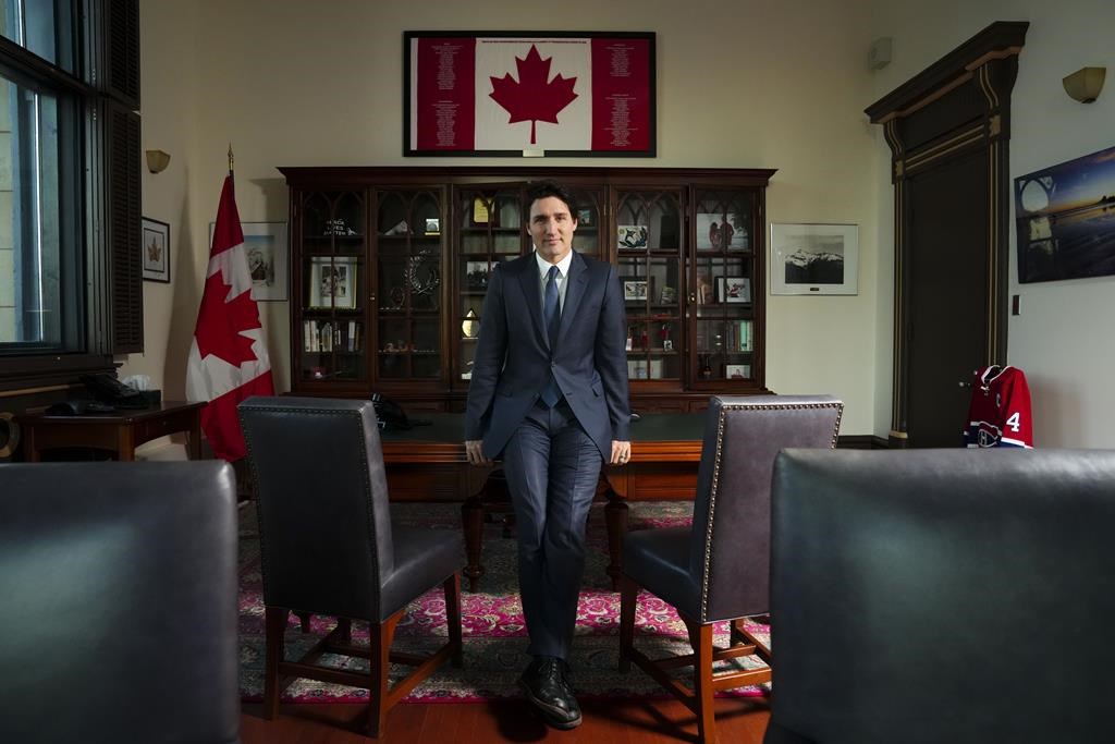 Justin Trudeau dit que les Canadiens sont chanceux de vivre en paix