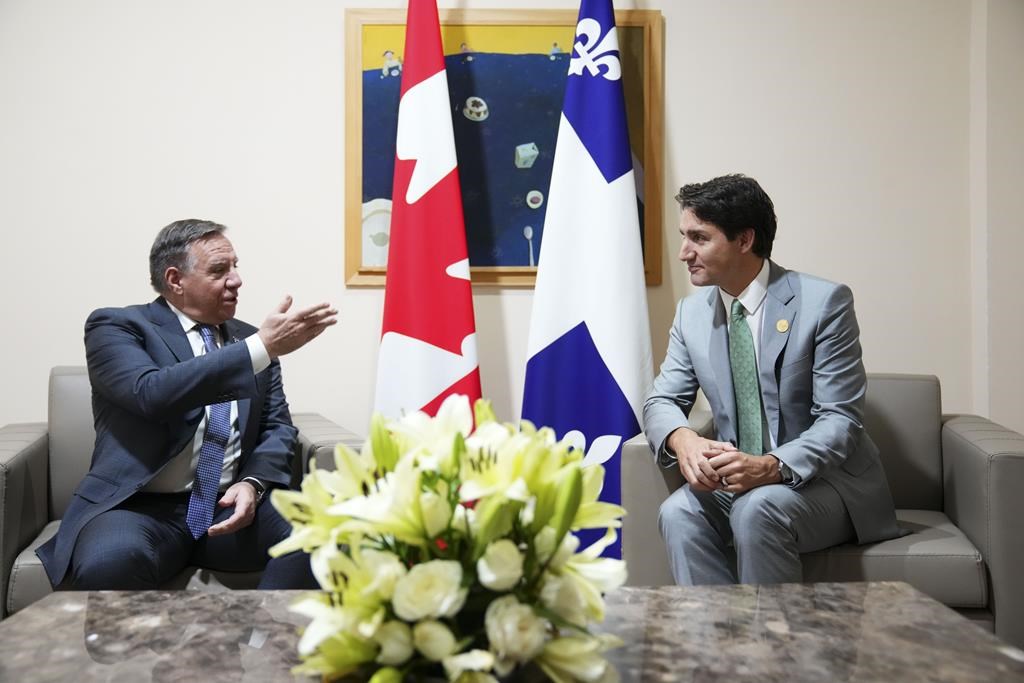 La rencontre entre Justin Trudeau et François Legault aura lieu mardi à Montréal