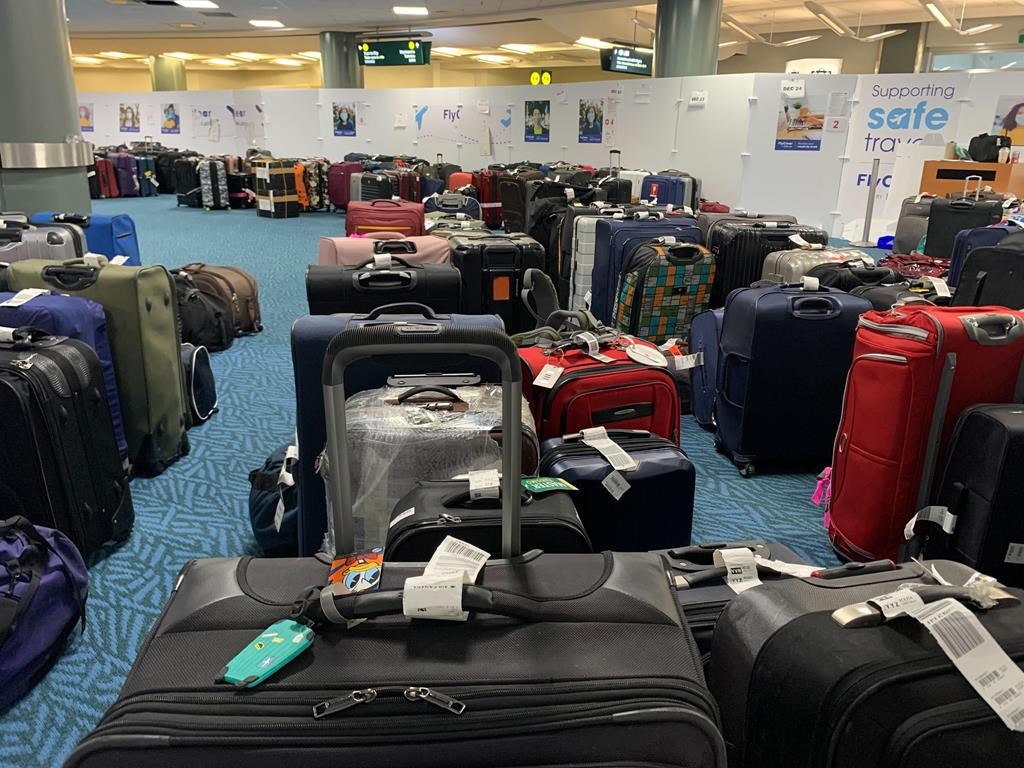Environ 1500 bagages n'ont pas été réclamés à Vancouver après le chaos des vacances