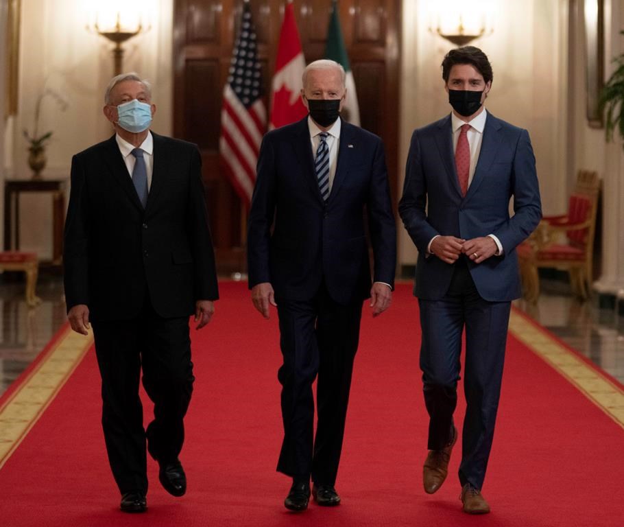 Mexique: les présidents Obrador et Biden et le premier ministre Trudeau en sommet