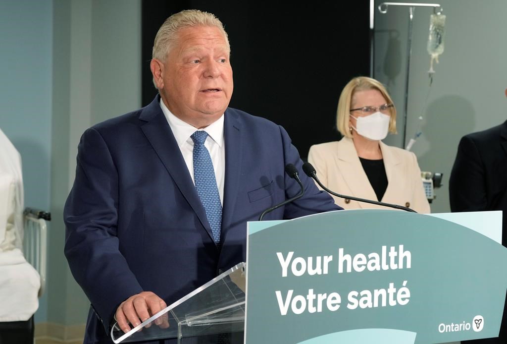 Doug Ford espère une entente rapide sur la santé après la réunion de mardi à Ottawa