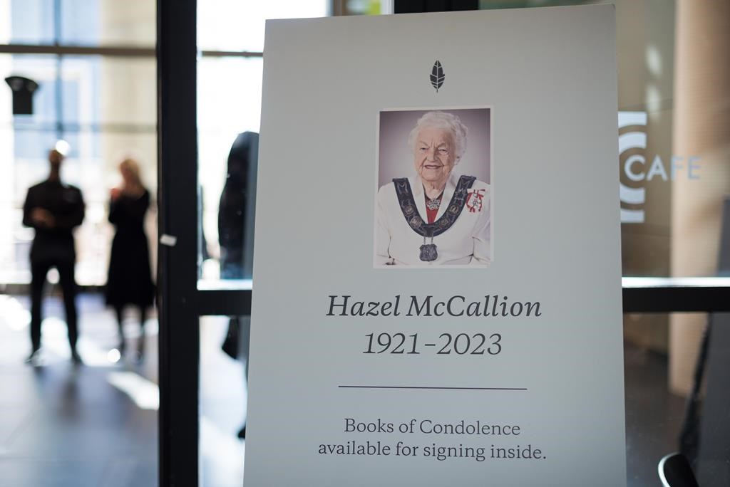 Les funérailles d'État de l'ancienne mairesse Hazel McCallion célébrées mardi
