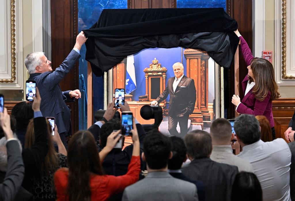 L'ancien président François Paradis a son portrait à l'Assemblée nationale