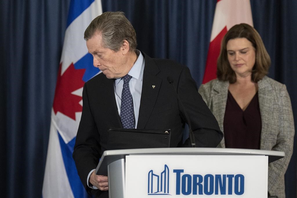 Il n'y aura pas d'élection avant juin pour remplacer John Tory à la mairie de Toronto