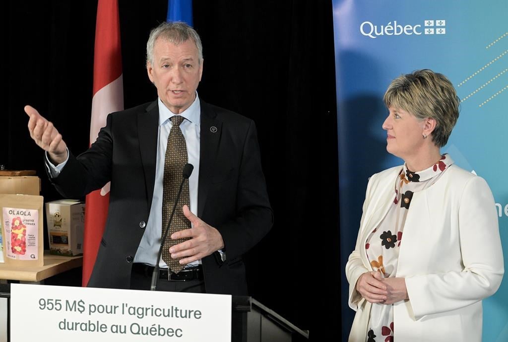 Entente bilatérale de 955 millions $ pour l'agriculture au Québec