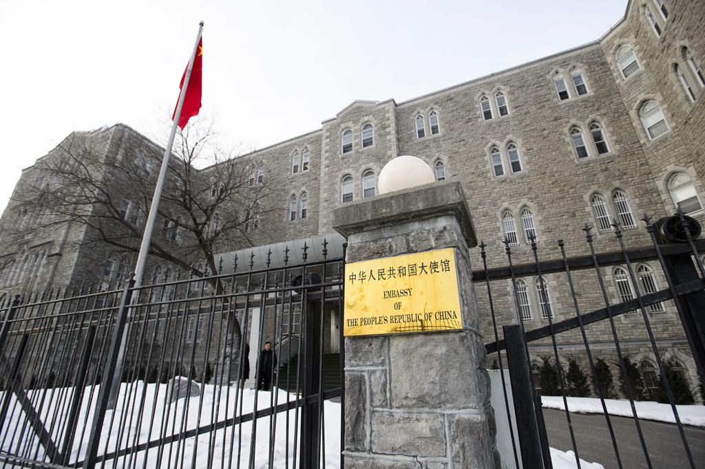 L'ambassade chinoise dénonce les allégations «sans fondement» et «diffamatoires»