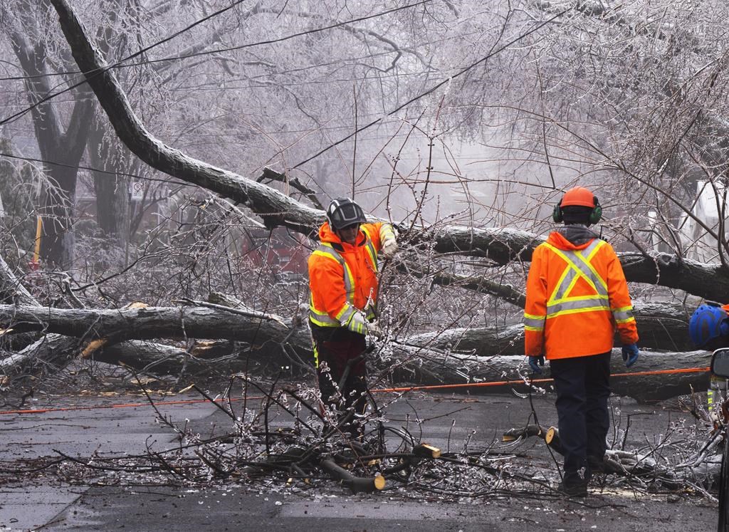 Les pannes de courant touchent moins de 700 000 abonnés d'Hydro-Québec vendredi matin