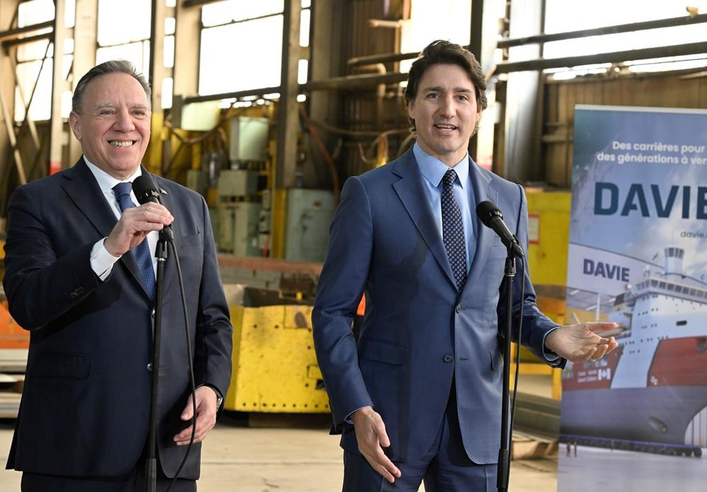 Ottawa négocie avec Davie pour l'échéancier de livraison des nouveaux brise-glaces