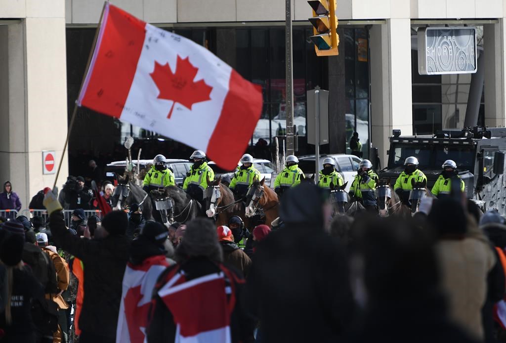 Le «convoi» était encore actif lors du recours à la loi d'exception, plaide Ottawa