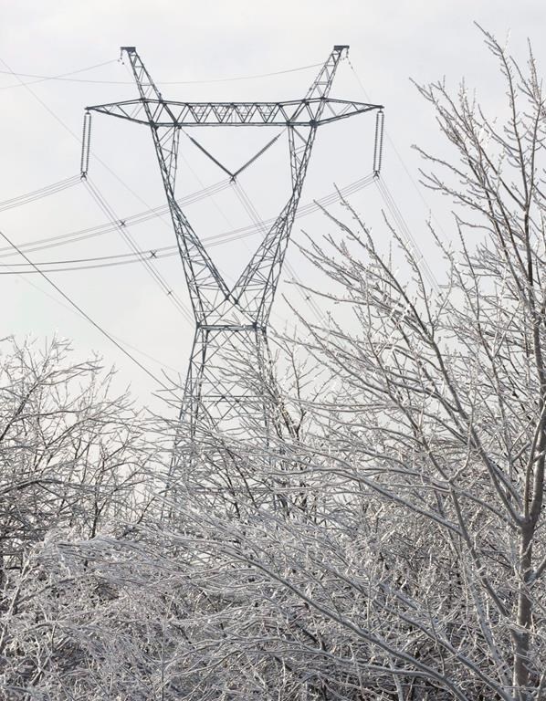Verglas: plus 220 000 clients d'Hydro-Québec privés d'électricité
