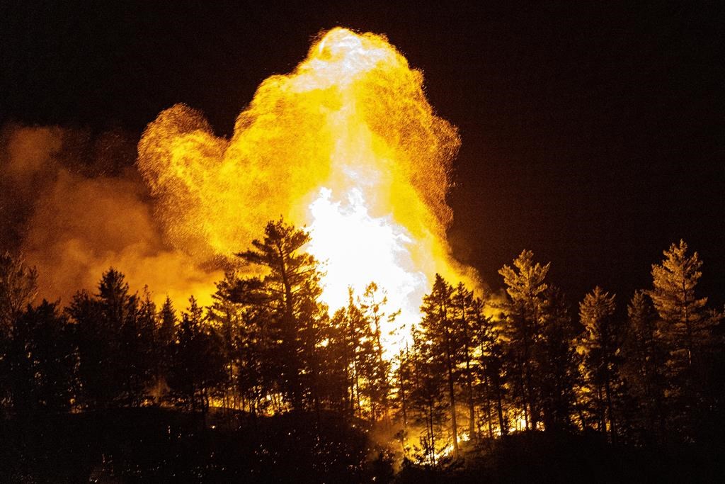 Des feux de forêt dans le sud-ouest du N.-B. forcent l'évacuation de 400 résidences