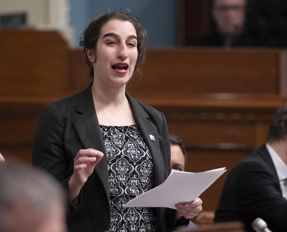 QS: l'ex-députée Émilise Lessard-Therrien veut être co-porte-parole du parti