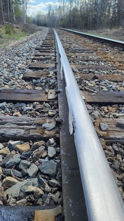 Des citoyens de Lac-Mégantic sont inquiets en raison d'un rail fissuré