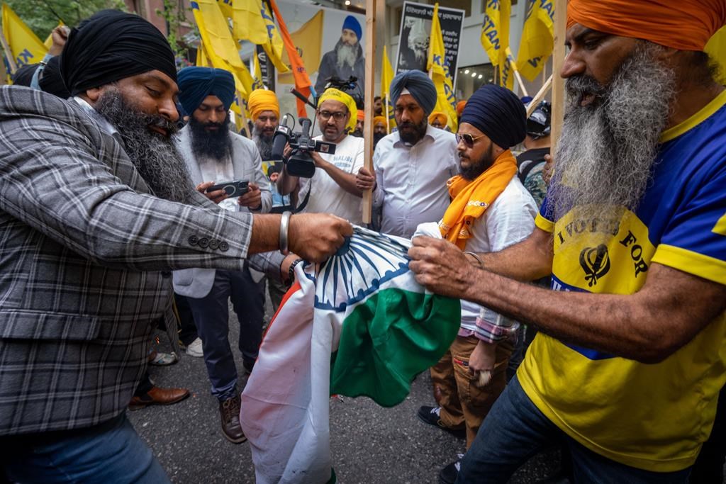 Des manifestants sikhs dénoncent la mort de Nijjar comme une ingérence étrangère