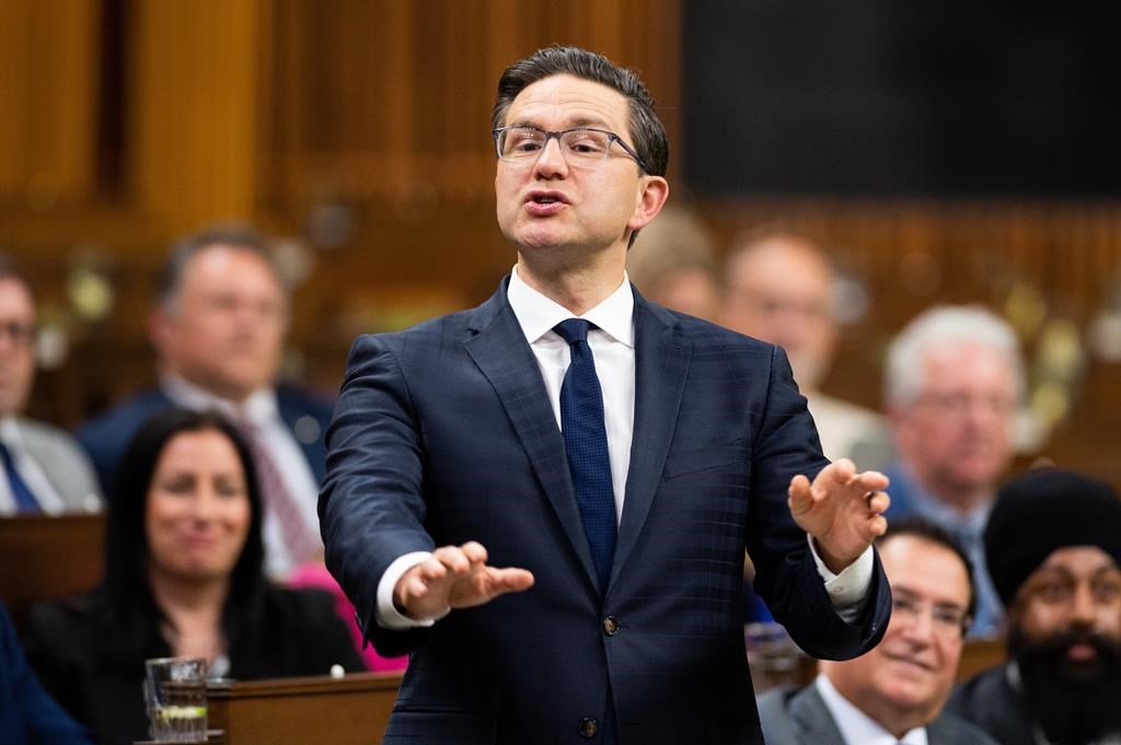 Poilievre aborde les feux de forêt après avoir été accusé d'un silence sur l'enjeu