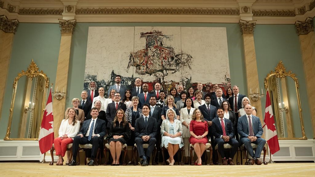 Liste des membres du nouveau conseil des ministres du gouvernement Trudeau