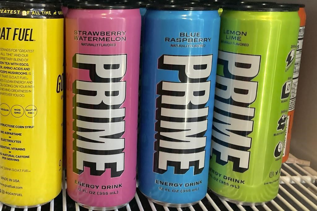 La populaire boisson hypercaféinée «Prime» ne devrait pas être vendue au Canada