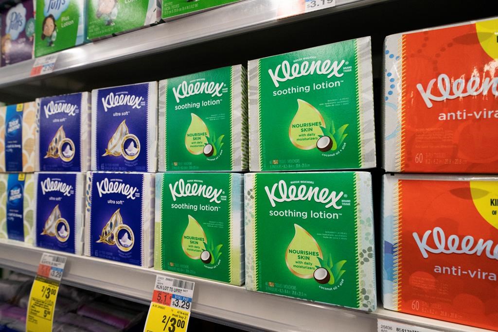 Kimberly-Clark retire les mouchoirs Kleenex des rayons des magasins au Canada