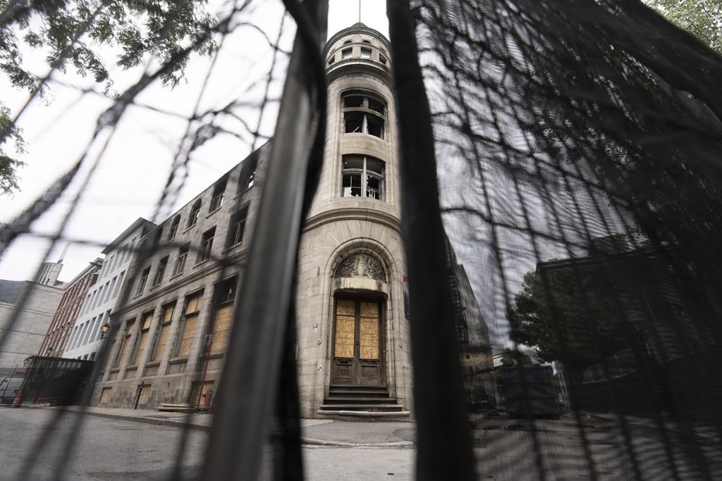 L'incendie de la place D'Youville serait d'origine criminelle