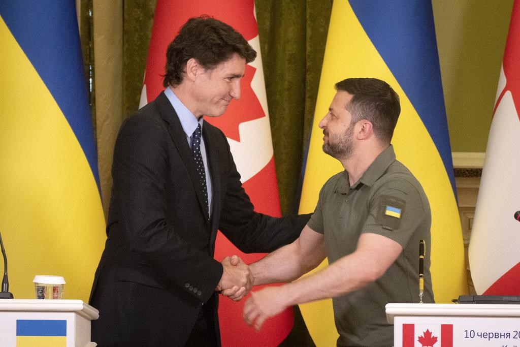Première visite du président ukrainien Volodymyr Zelensky à Ottawa