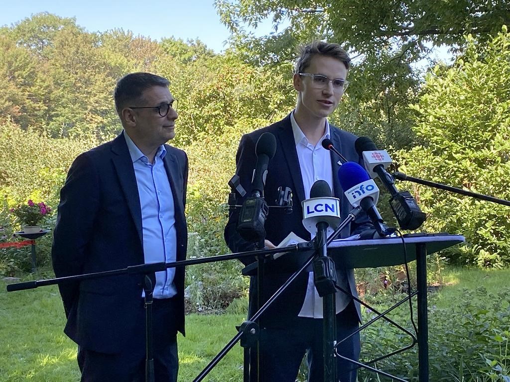 Entretien du pont de Québec: le Parti conservateur du Québec manifeste