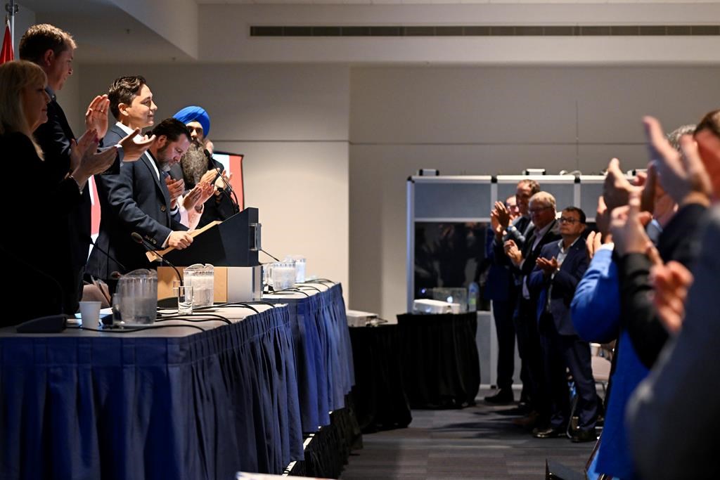Pierre Poilievre prononcera son tout premier discours aux délégués en tant que chef