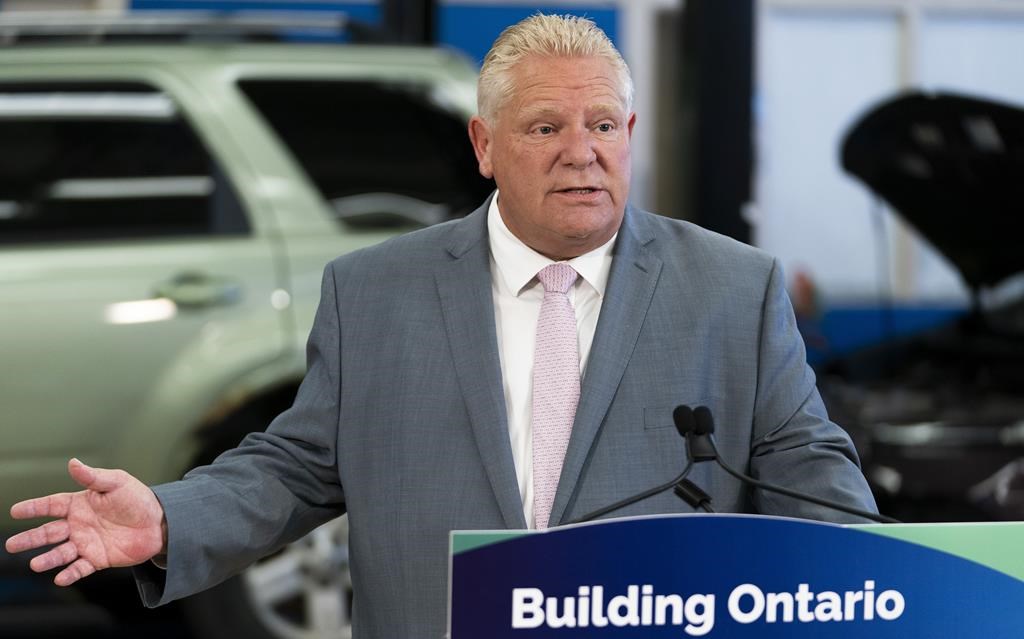 Le premier ministre Doug Ford procède à un remaniement de son cabinet