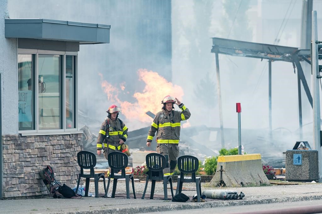 L'explosion dans un bâtiment à Prince George probablement liée à un vol de cuivre