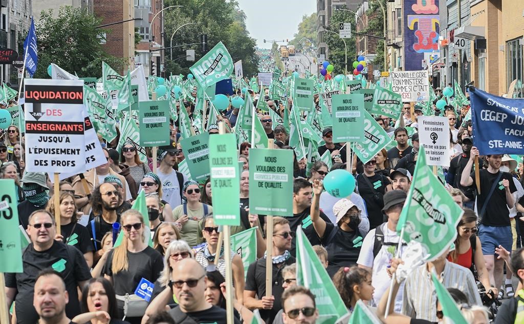 Secteur public: à mi-parcours, les votes de grève aussi forts au sein du front commun