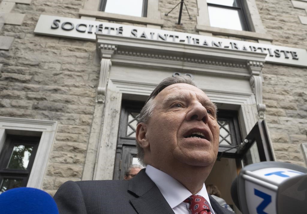 François Legault veut faire du Stade olympique de Montréal un «symbole positif»