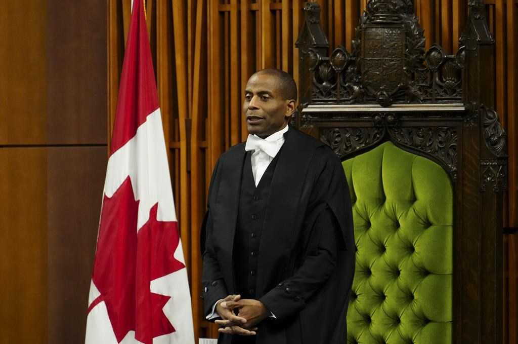 Greg Fergus a repris son siège de président de la Chambre des communes