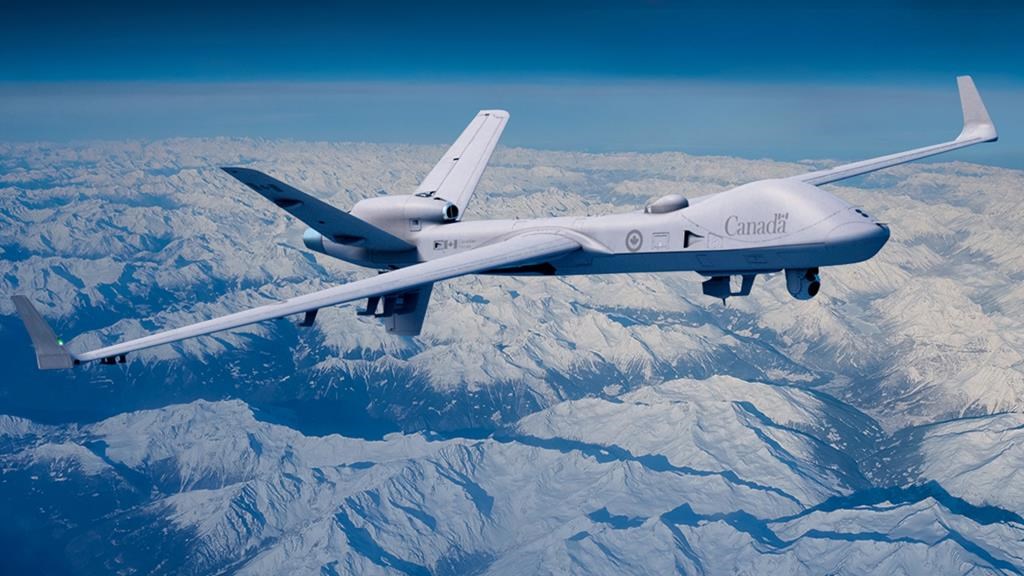 Ottawa dépense 2,49 milliards $ pour acquérir 11 drones pour l'ARC