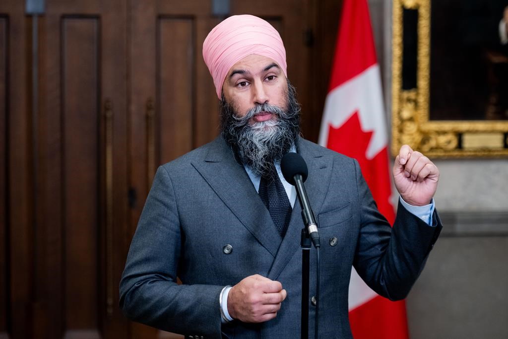 Singh exclut la possibilité d'un prochain gouvernement de coalition avec les libéraux