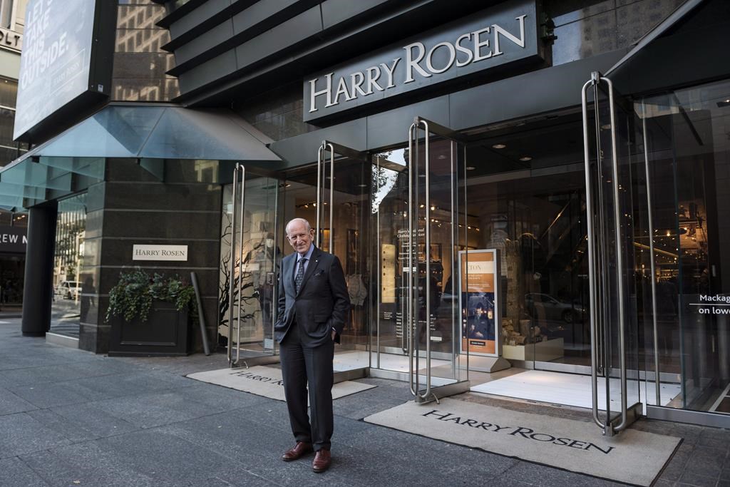 Harry Rosen, fondateur d'une chaîne de vêtements pour hommes, est décédé à 92 ans